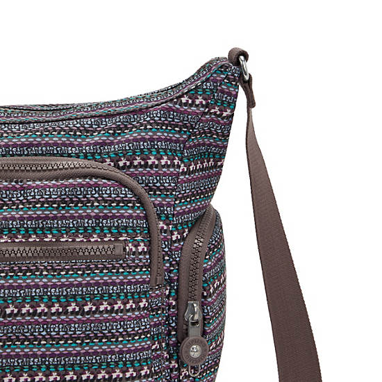 Sacs Crossbody Kipling Gabbie Printed Taupe | FR 2053NW